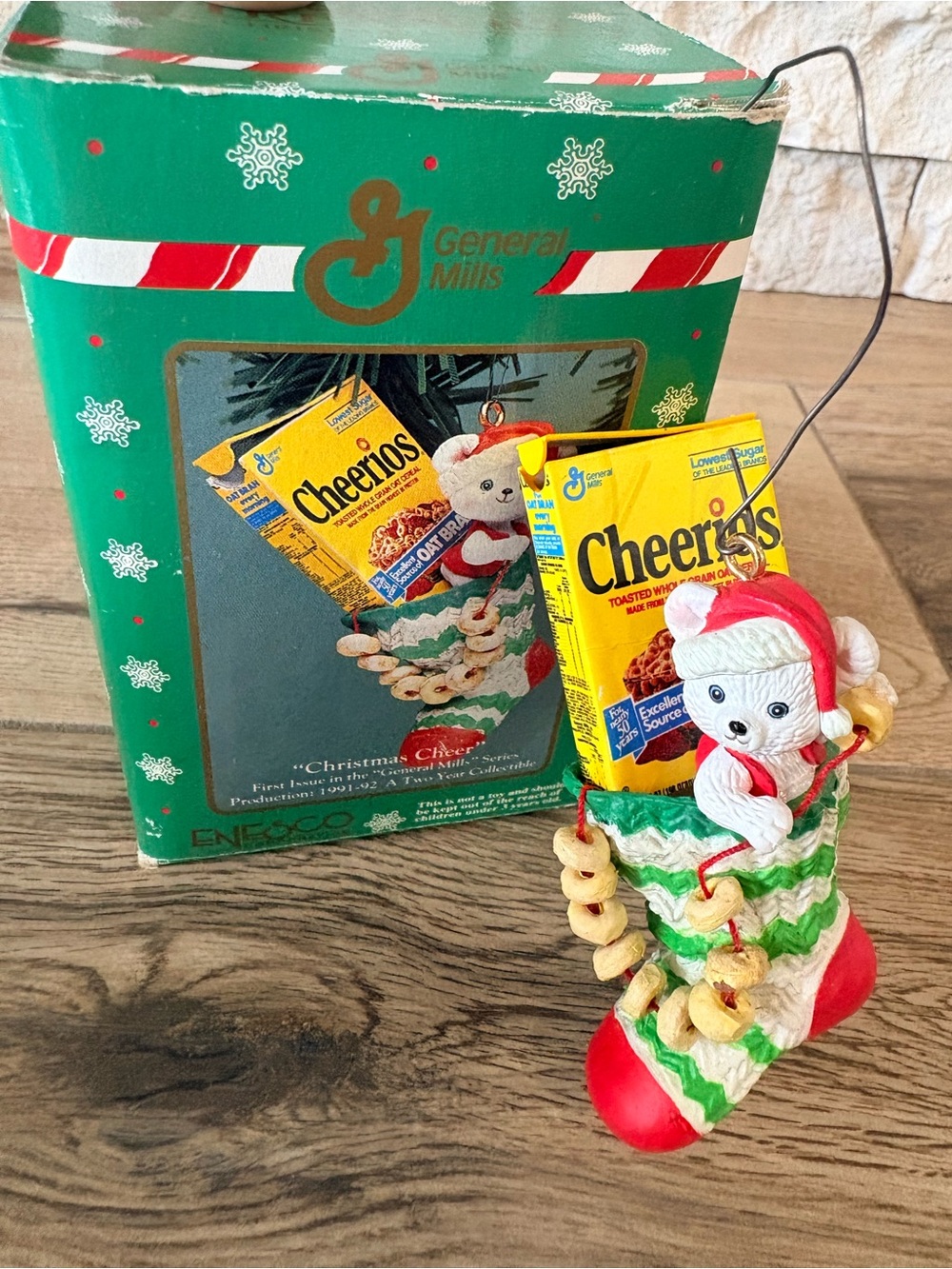 Cheerios Enesco Ornament - Christmas Cheer